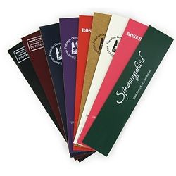 Kirjanmerkki kierrätetystä nahasta