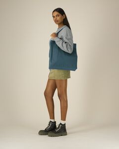 Kierrätyspuuvillakassi 220 g/m² – mid weight canvas shopper omalla painatuksella