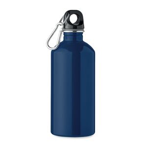 Moss 500 ml kierrätysteräspullo omalla logolla – kevyt juomapullo karabiinilla